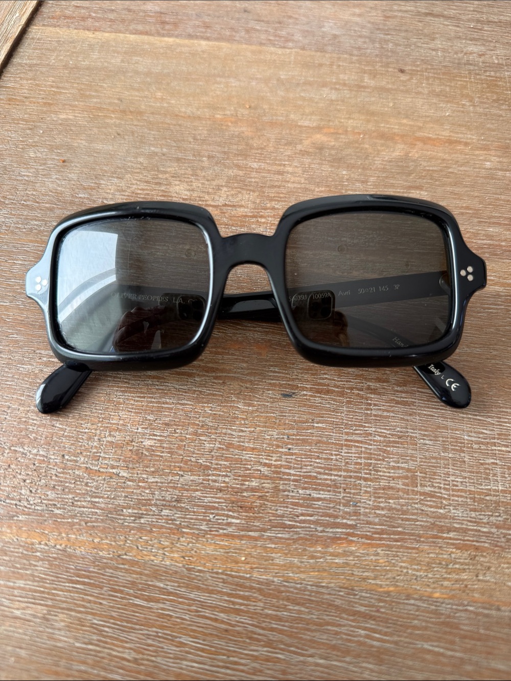 Oliver Peoples Avri 50mm Polarized Square Sunglasses in Black - OV5403SU